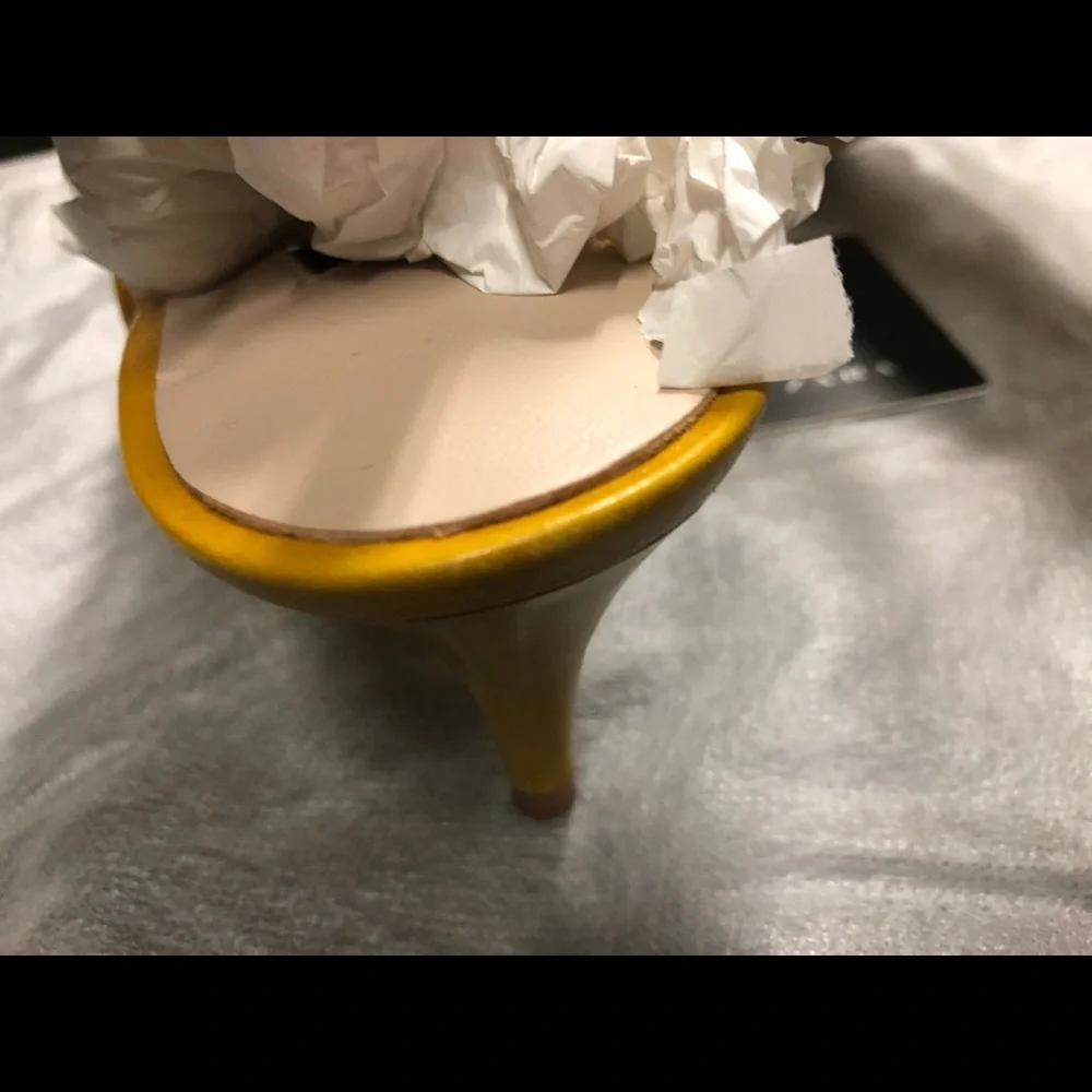 LAST NWT ZARA 100%COW LEATHER SLINGBACK KITTEN HEEL POINTED SHOES - Picture 10 of 14